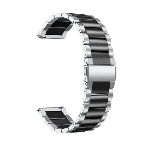 Garmin Forerunner 70 Stahlarmband (Silber/Schwarz)