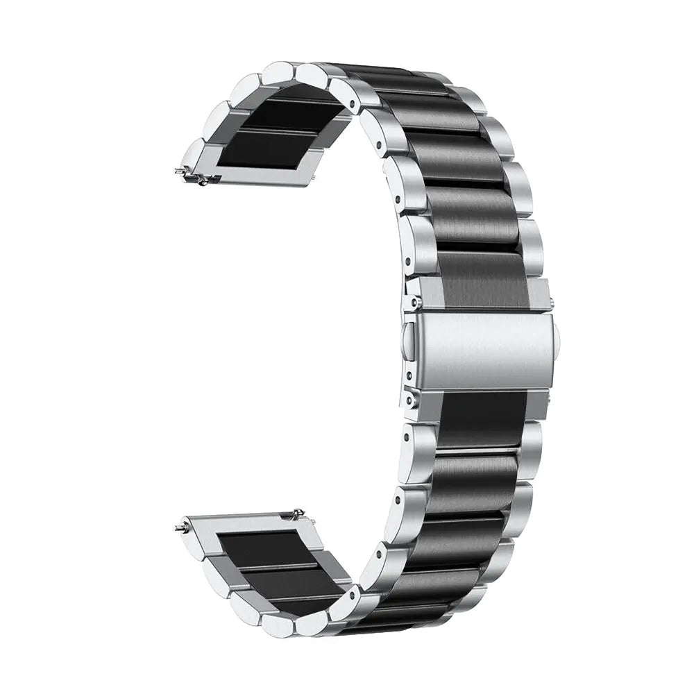 Garmin Forerunner 70 Stahlarmband (Silber/Schwarz)