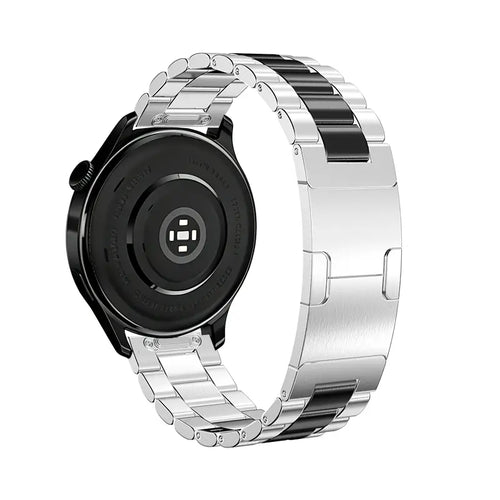 Polar Street X One Push' Steel Strap (Silver/Black)