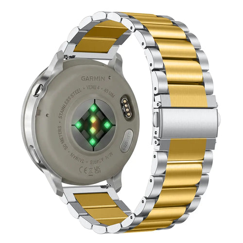 Garmin Forerunner 70 Stahlarmband (Silber/Gold)