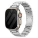 Bracelet titane raffiné Apple Watch (argent)