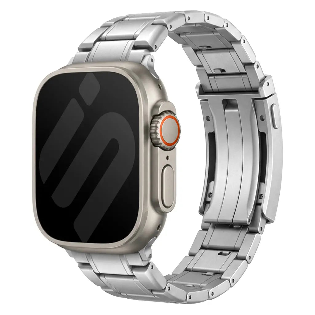 Bracelet titane ajustable Apple Watch Ultra (argent)