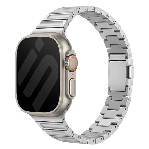 Bracelet titane magnétique Apple Watch Ultra (argent)