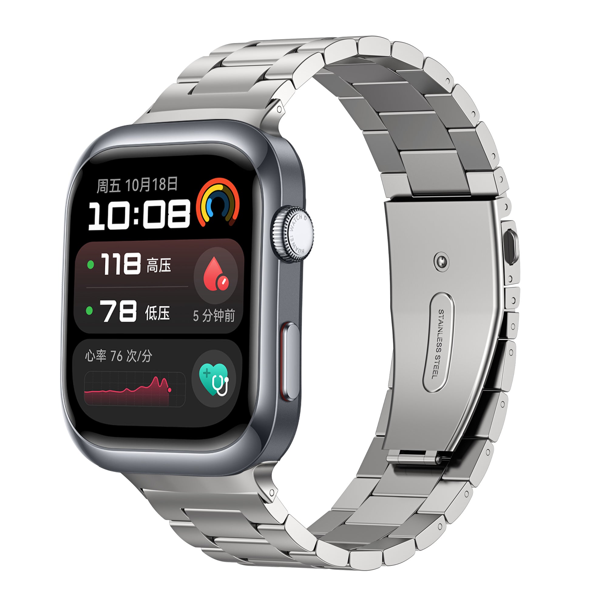 Correa acero Huawei Watch D2 (plata)