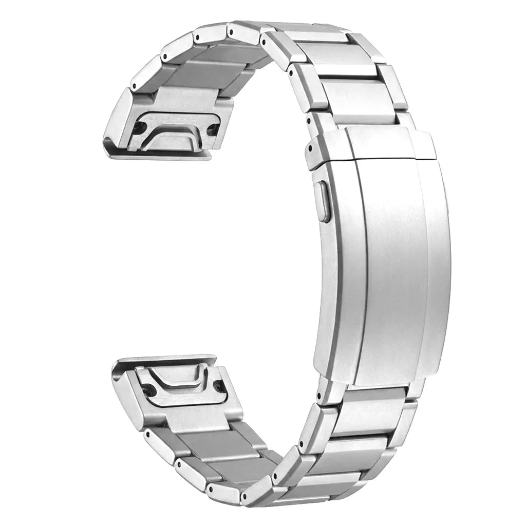 Garmin Forerunner 955 Adjustable Titanium Strap (Silver)