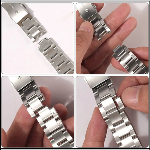 WHOOP 5.0 Stahlarmband (Silber)
