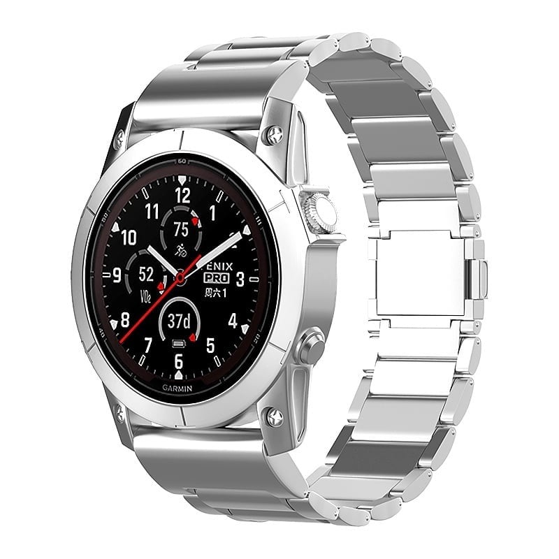 Garmin Descent MK3i - 51mm Magnetic Titanium Strap (Silver)