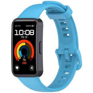 Huawei Band 8 classic siliconen bandje (lichtblauw)