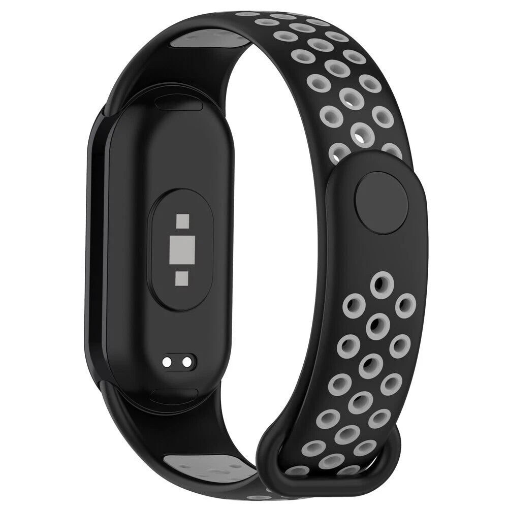 Correa deportiva Xiaomi Smart Band 8 (negro/gris)