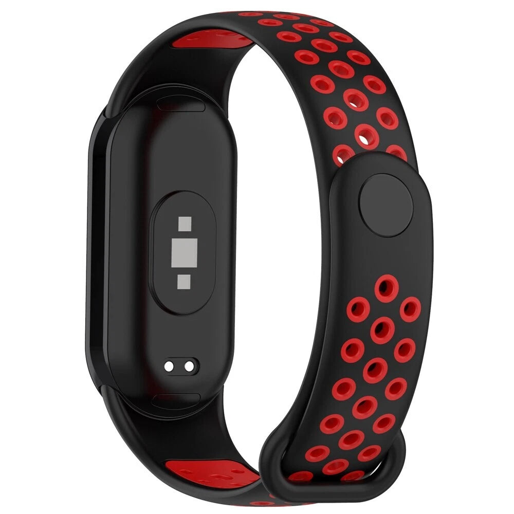 Correa deportiva Xiaomi Smart Band 10 (negro/rojo)