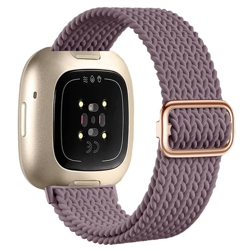 Nylon Adjustable Woven Strap, smoke purple