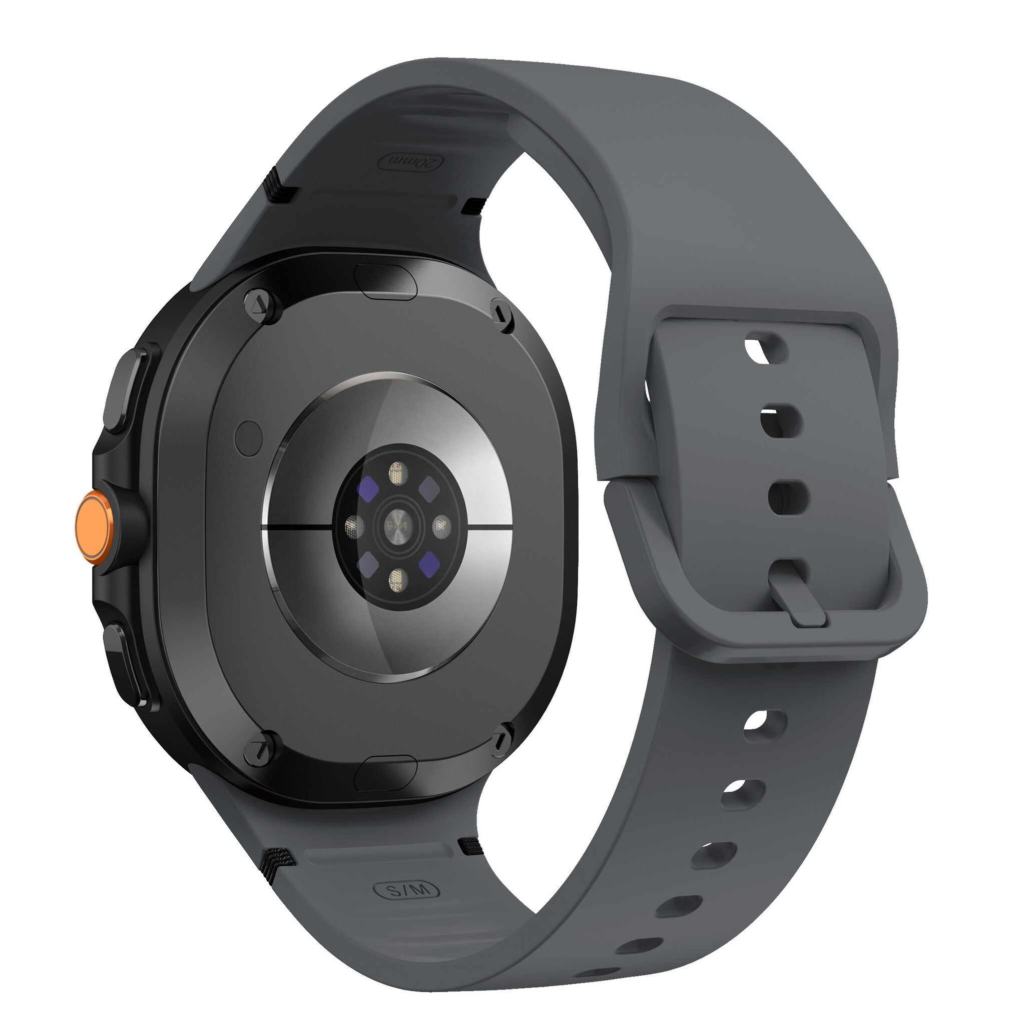 Samsung Galaxy Watch 8 - 40mm Silicone Strap (Dark Grey)