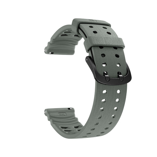Bracelet silicone grain Polar Street X (gris foncé)