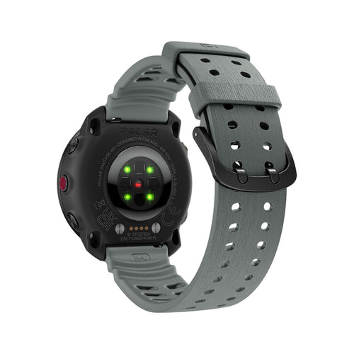 Bracelet silicone grain Polar Street X (gris foncé)