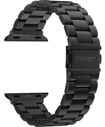 Spigen Correa acero inoxidable Modern Fit Apple Watch 42-44-45mm (negro)