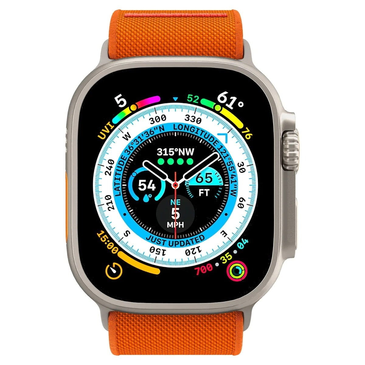 Spigen Apple Watch Lite Ultra bandje (Naranja)