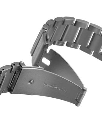 Spigen Correa acero inoxidable Modern Fit Apple Watch 42-44-45mm (negro)