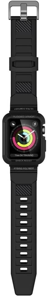 Spigen Correa Apple Watch Rugged Armor Pro (negro)