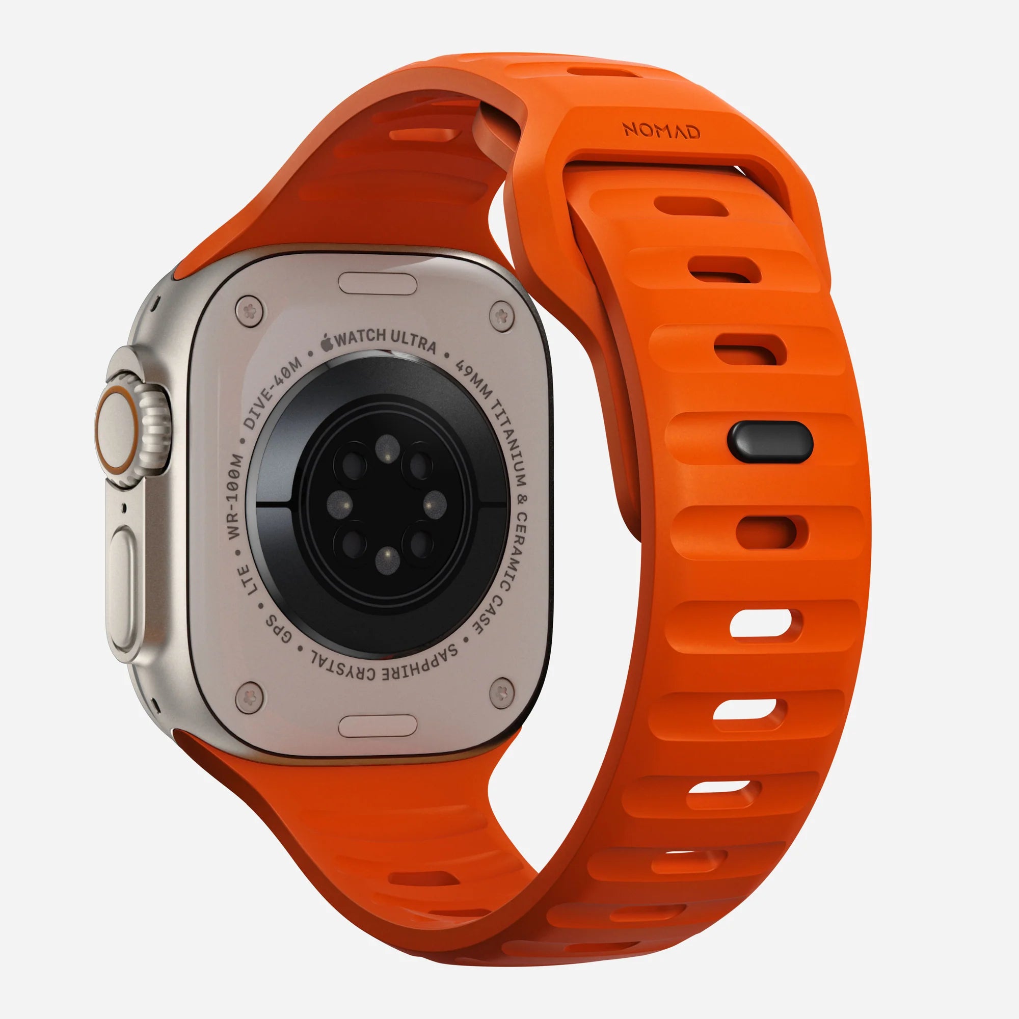 Nomad Sport Apple Watch Silikonarmband (Ultra Orange)