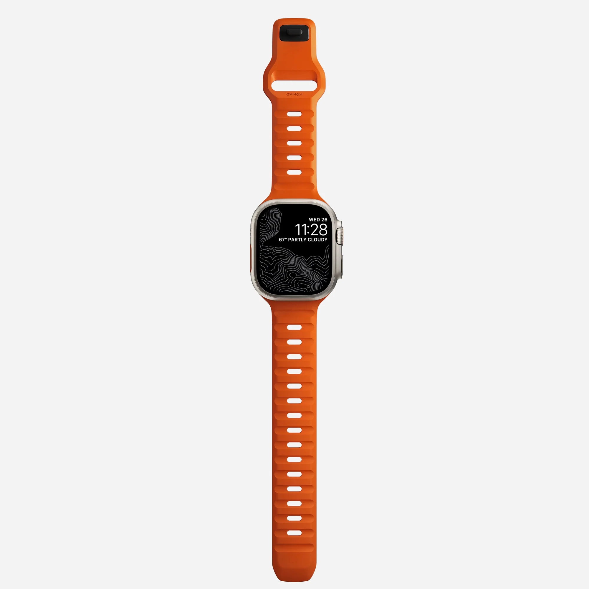 Nomad Sport Apple Watch Silikonarmband (Ultra Orange)