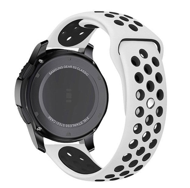 Withings Steel HR - 40mm Sport Strap (White/Black)