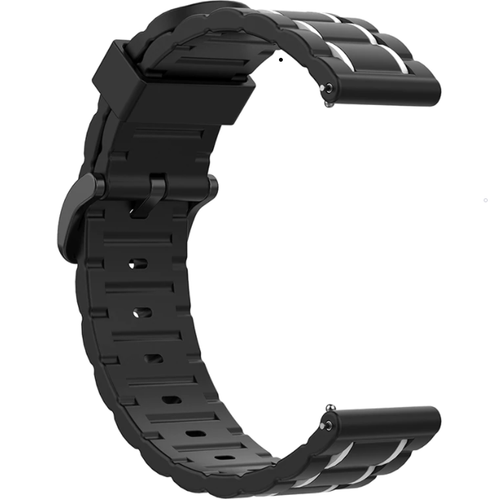 Bracelet sport avec boucle Amazfit Bip U (Pro) (noir/blanc)