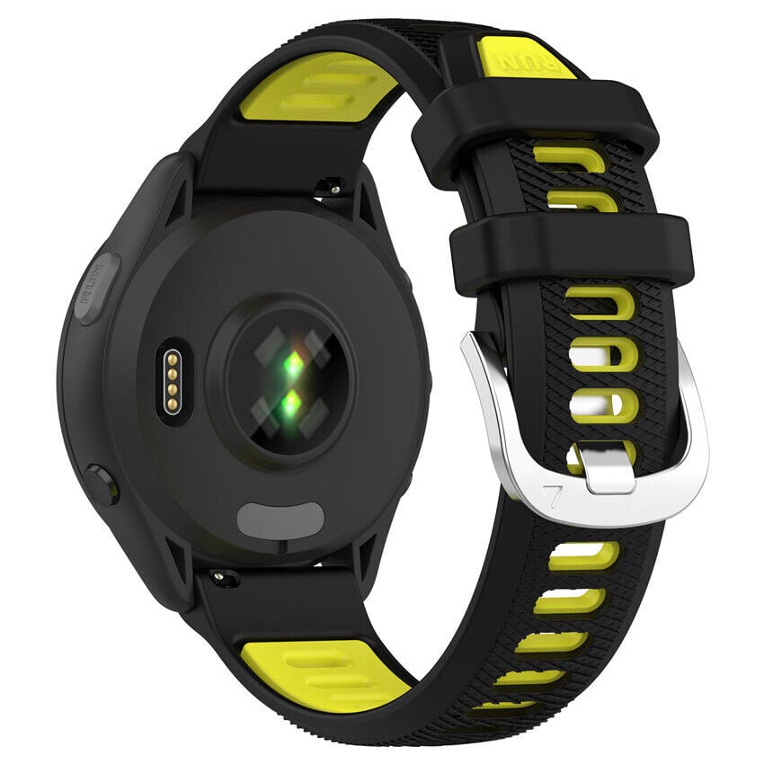 Garmin Vivomove Luxe Sport Buckle Strap (Black/Yellow)