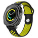 Samsung Gear Sport Sportarmband (Schwarz / Gelb)