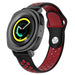 Samsung Gear Sport Sportarmband (Schwarz / Rot)