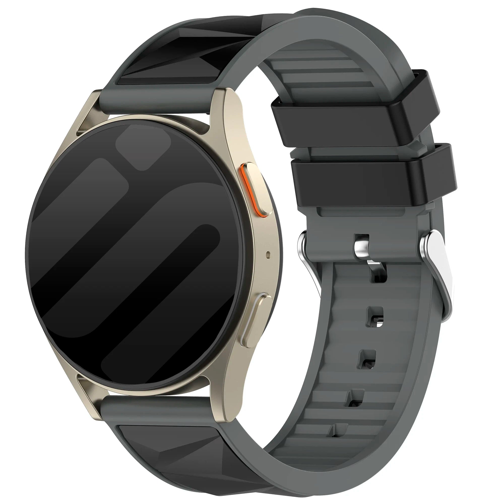 Withings ScanWatch Nova Diamond Sport Strap (Black/Grey)