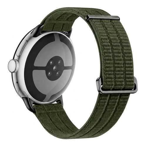 Correa nylon air Google Pixel Watch 4 - 45mm (verde oscuro)
