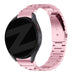 Bandz Samsung Galaxy Watch 5 - 44mm Steel Strap 'Classic' (Pink)
