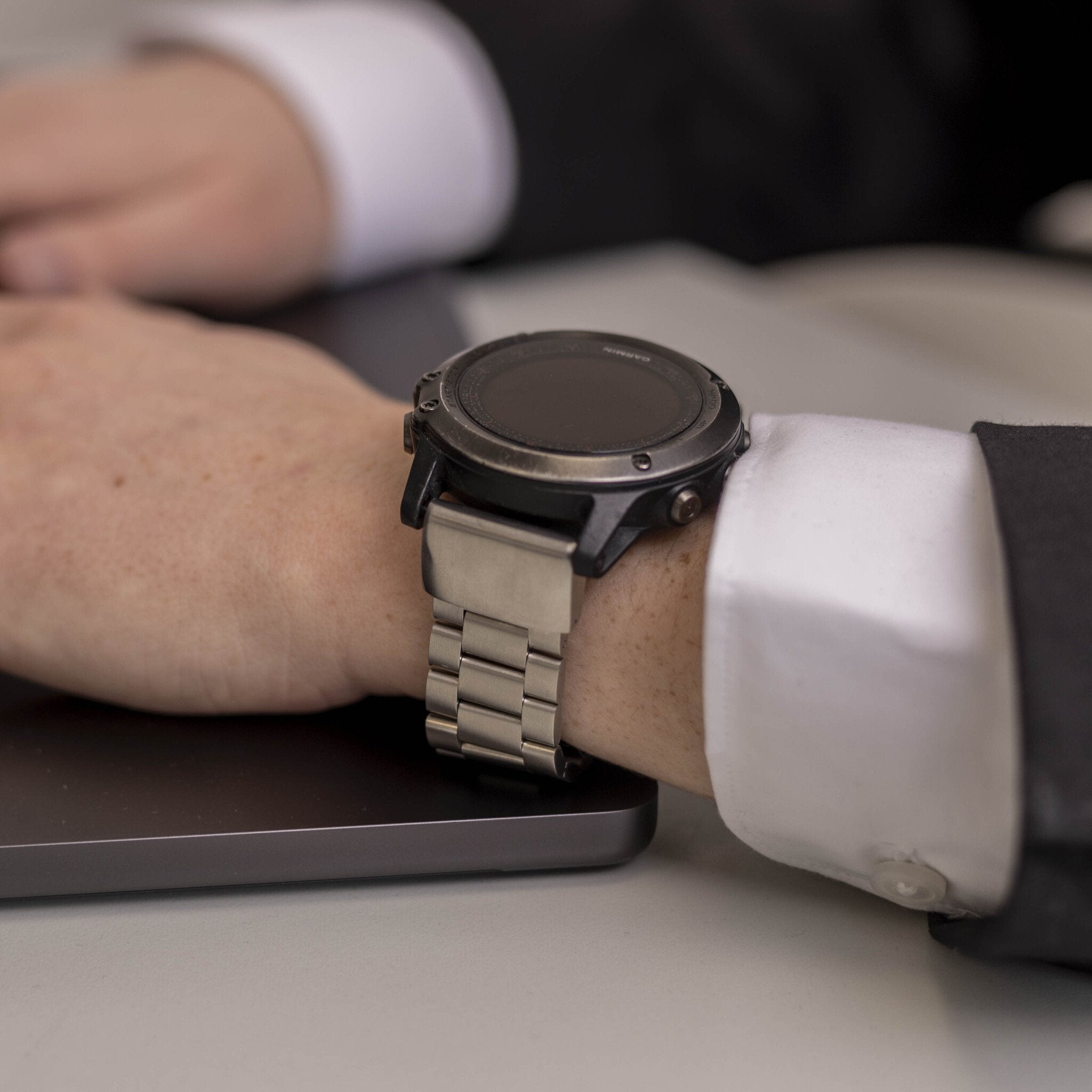 Garmin Descent MK2(i) Steel Strap (Silver)