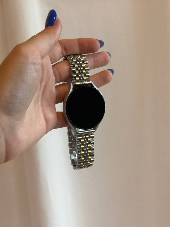 xoxo Wildhearts Fossil Gen 6 44mm Stahlarmband (Silber/Gold)