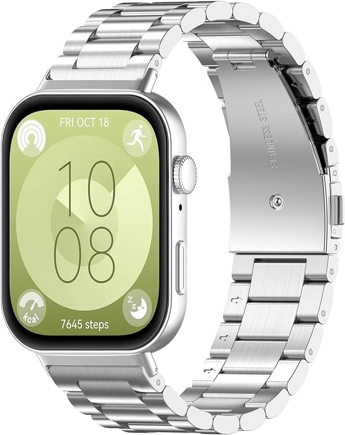 Correa acero Huawei Watch Fit 4 Pro (plateado)
