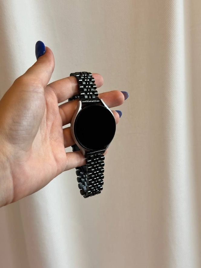 xoxo Wildhearts Fossil Gen 5e 44mm Steel Strap (Black)