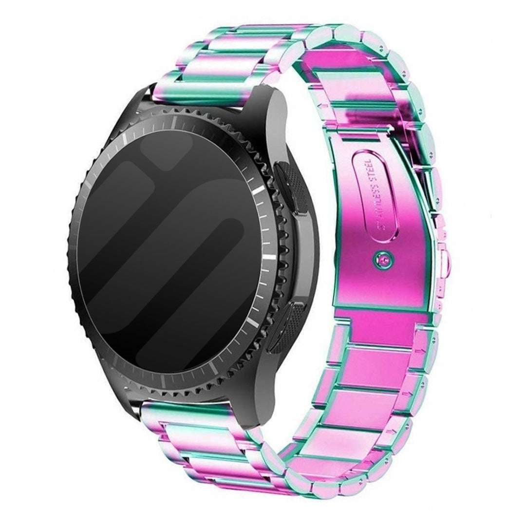 Garmin Forerunner 55 Stahlarmband (Schillernde Perlfarbe)