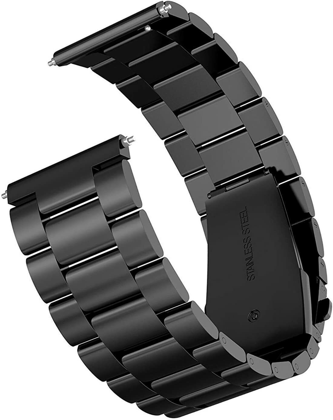 Garmin Forerunner 55 Stahlarmband (Schwarz)