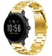 Correa acero Fossil Gen 4 Explorist HR (dorado)