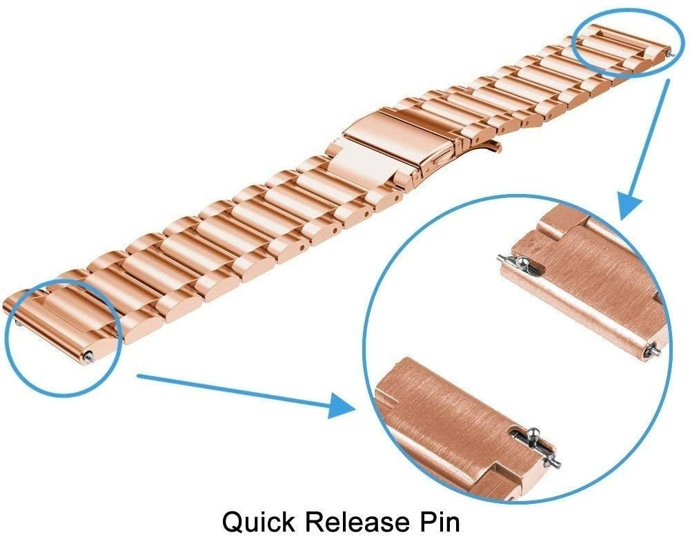 OnePlus Watch 3 - 43mm Stahlarmband (Rose Gold)