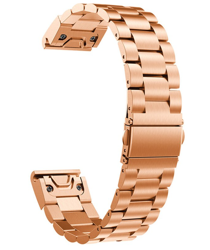 Garmin Descent Mk2S Steel Strap (Rose Gold)