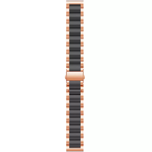 Correa acero Amazfit Active (rosa dorado/negro)