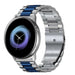 Samsung Galaxy Watch Active Steel Strap (Silver/Blue)