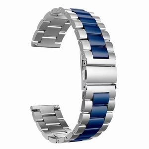 Amazfit Bip 5 stalen band (zilver/blauw)