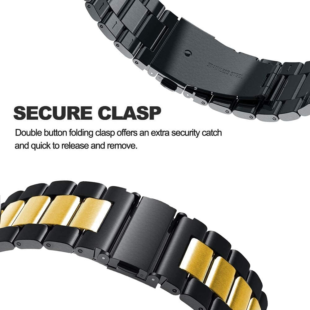Suunto Vertical Steel Strap (Black/Gold)