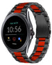 Fossil Gen 5e 44mm Steel Strap (Black/Red)