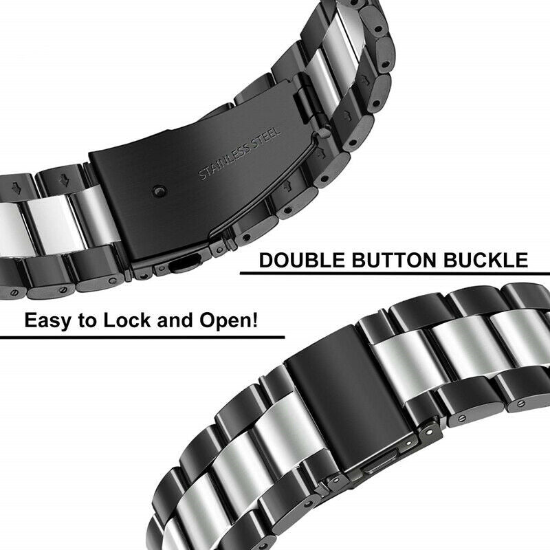 Garmin Venu SQ 2 Steel Strap (Black/Silver)