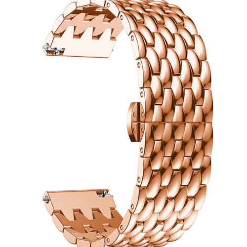 Correa acero 'Dragon' Amazfit Bip U (Pro) (rosa dorado)
