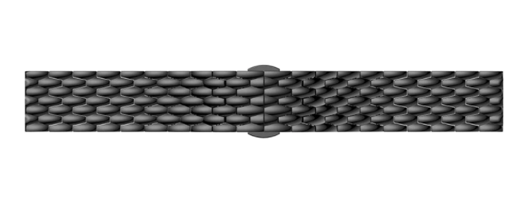 Suunto Vertical Dragon Steel Strap (Black)