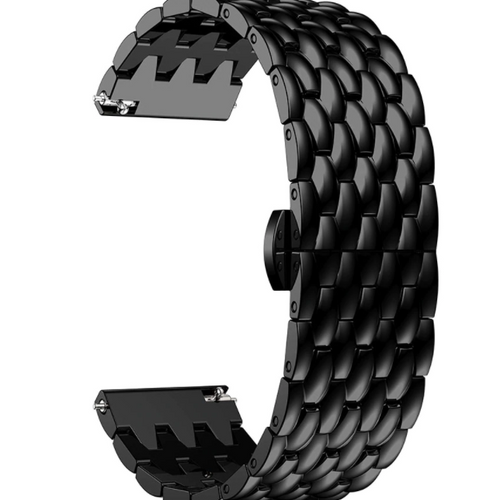 Amazfit Active 2 stalen draak bandje (zwart)